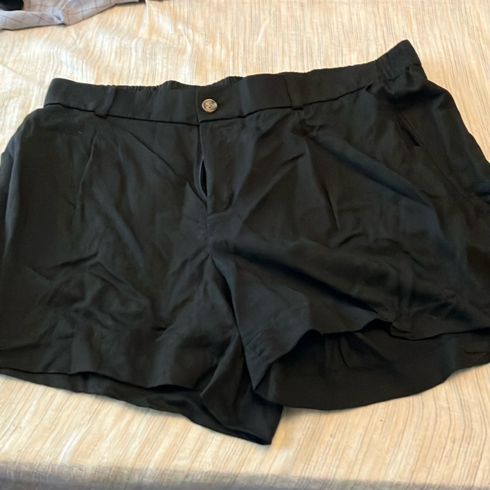 Torrid Linen black shorts